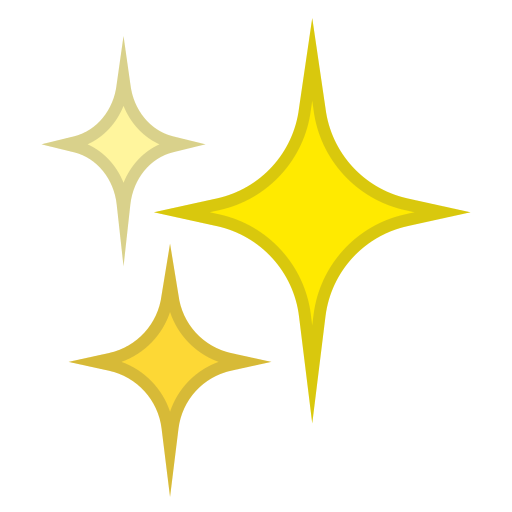 yellow sparkles